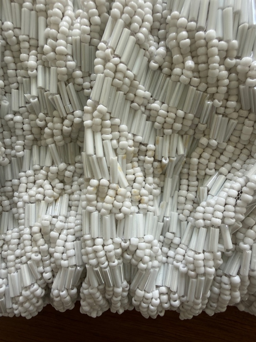 STAUD BEADED BEAN BAG CREAM SWIRL - Picture 11 of 11
